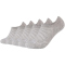 10er Pack camano Mesh Ventilation No Show Füßlinge 9200 - fog melange 35-38