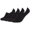 4er Pack camano Soft Bamboo Mesh Füßlinge 9999 - black 35-38