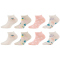 8er Pack camano Soft Originals Bio-Baumwolle Sneakersocken Kinder 1200 - offwhite melange 31-34