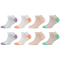 8er Pack camano Soft Originals Bio-Baumwolle Sneakersocken Kinder 1001 - white mix 27-30
