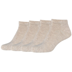 4er Pack camano Soft Bamboo Sneakersocken 8200 - nature...