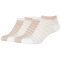 4er Pack camano Soft Originals Bio-Baumwolle Striped Sneakersocken Damen 1201 - offwhite 35-38
