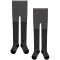 2er Pack camano Soft Bio-Baumwolle Strumpfhosen Kinder 9999 - black 110/116