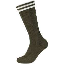 camano Wiesn Cable Striped Kniestrümpfe 7901 - dark...