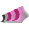 6er Pack camano Pro Tex Function Quarter Sportsocken Kinder 0042 - fuchsia 27-30