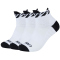 3er Pack camano Performance Quarter Trainingssocken 1001 - white mix 39-42