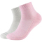 6er Pack camano Soft Walk Quarter Socken 4200 - rosé melange 39-42
