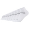 10er Pack camano Mesh Ventilation Quarter Socken 1001 - white mix 35-38