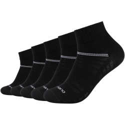 5er Pack camano Mesh Ventilation Quarter Socken 9997 -...