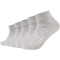 5er Pack camano Mesh Ventilation Quarter Socken 9200 - fog melange 35-38