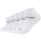 5er Pack camano Mesh Ventilation Quarter Socken 1001 - white mix 35-38