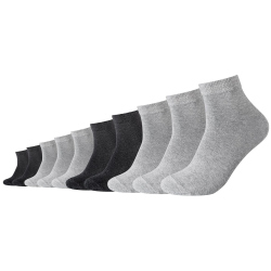 10er Pack camano Red Classic Quarter Socken 9300 - light...