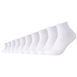 10er Pack camano Red Classic Quarter Socken 1000 - white...