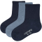 3er Pack camano Soft Bio-Baumwolle Baby-Socken 5999 - navy 15-18