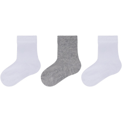 3er Pack camano Soft Bio-Baumwolle Baby-Socken 1000 -...