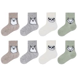 8er Pack camano Soft Originals Bio-Baumwolle Baby-Socken...