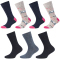7er Pack camano Soft Originals Bio-Baumwolle Crew Socken Kinder 5801 - blue 27-30