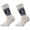 2er Pack camano Soft Originals Bio-Baumwolle Antirutsch Crew Socken Kinder 9200 - fog melange 35-38