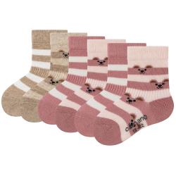 6er Pack camano Soft Bio-Baumwolle Baby-Socken 4201 -...