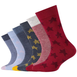 6er Pack camano Soft Bio-Baumwolle Crew Socken Kinder...