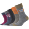 5er Pack camano Soft Crew Socken Kinder 9700 - dark grey melange 27-30