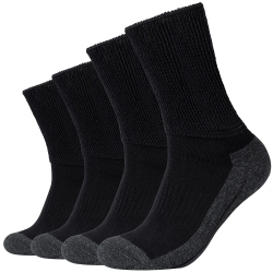 4er Pack camano Pro Tex Diabetiker Ankle Socken 9999 -...