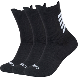 3er Pack camano Performance Light Crew Trainingssocken 9999 - black 43-46