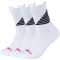 3er Pack camano Performance Light Crew Trainingssocken 0400 - pink glow 43-46