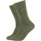 2er Pack camano Soft Bamboo Crew Socken 7700 - olive green 39-42
