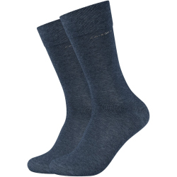 2er Pack camano Soft Bamboo Crew Socken 5500 - denim...