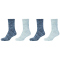 4er Pack camano Sustainable Cosy Patterned Crew Socken Damen 5040 - winter sky 35-38