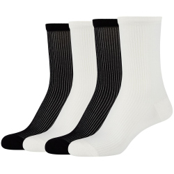4er Pack camano Soft Transparent Ankle Socken Damen 0800...
