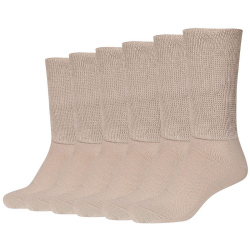 6er Pack camano Organic Diabetiker Crew Socken 0018 -...