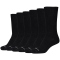 6er Pack camano Organic Diabetiker Crew Socken 0005 - black 39-42