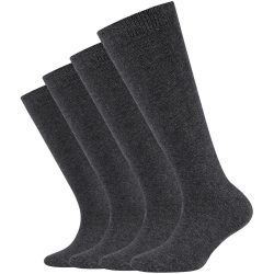 4er Pack camano Soft Bio-Baumwolle Kniestrümpfe...