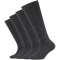 4er Pack camano Soft Bio-Baumwolle Kniestrümpfe Kinder 0008 - anthracite (08) - anthrac 27-30