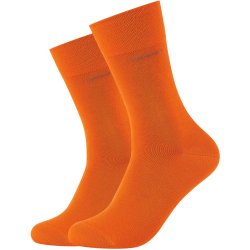 4er Pack camano Soft Crew Socken 2522 - exotic orange 39-42