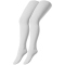 2er Pack camano Bio-Baumwolle Fine Strumpfhosen Kinder 0001 - white 134/146