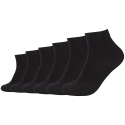 6er Pack camano Soft Bio-Baumwolle Quarter Socken 0005 -...