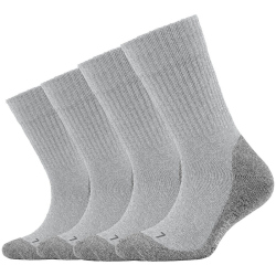 4er Pack camano Pro Tex Crew Socken Kinder 9700 - dark...