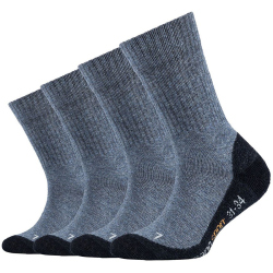 4er Pack camano Pro Tex Crew Socken Kinder 0006 -...