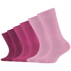 6er Pack camano Soft Originals Bio-Baumwolle Crew Socken...