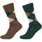 2er Pack camano Soft Classic Argyle Crew Socken Herren 7958 - pine grove 43-46