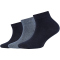3er Pack camano Soft Bio-Baumwolle Quarter Socken Kinder 0004 - navy 31-34
