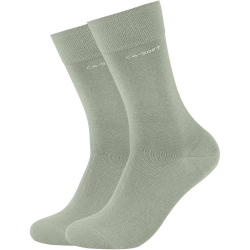 2er Pack camano Soft Crew Socken 7714 - desert sage 35-38