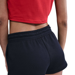 NIKE Sportswear Phoenix Fleece Mid-Waist Shorts Damen 010 - black/sail S