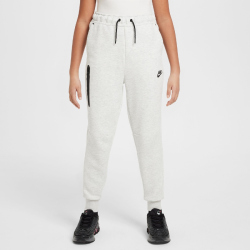 NIKE Sportswear Tech Fleece Jogginghose Mädchen 013 - light grey/htr/black/black M (137-146 cm)