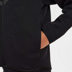 NIKE Sportswear Tech Fleece Kapuzenjacke Mädchen 010 - black/black/black L (146-156 cm)