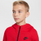 NIKE Sportswear Tech Fleece Kapuzenjacke Jungen 657 - university red/black/black S (128-137 cm)