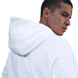 NIKE Club FT Font Hoodie Herren 100 - white/white/university red 3XL